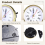 6 PCS Clock Parts for Clock Resin Mold, Roman Numerals Clock Piece 6