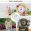 6 PCS Clock Parts for Clock Resin Mold, Roman Numerals Clock Piece 4