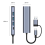 USB C HUB Προσαρμογέας πολλαπλών θυρών USB-A Σταθμός σύνδεσης Ethernet RJ45 6