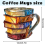 3D bemalte Buch-Kaffeetasse - Buchförmige Tasse 3