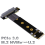 10CM M.2 NVME naar U.2 SSD-adapterkabel NVMe SSD Solid State-adapter 2