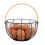 Farmhouse Wire Egg Basket for Gathering Fresh Eggs with Wooden Handle 1
