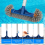 Pool Brush Head with Round Ends, for Cleaning Pool Walls Blue 2