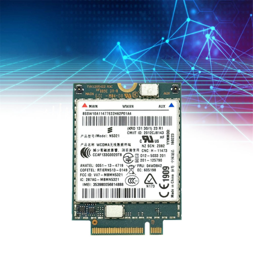 N5321 04W3842 Modul 3G Placă WWAN Adaptor placă wireless 2