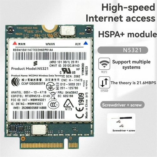 N5321 04W3842 Modul 3G Placă WWAN Adaptor placă wireless 1