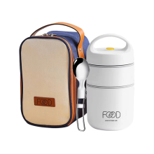 Stainless Steel Vacuum Thermal Lunch Box with HangBag Food Warmer