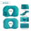 U-Shaped Neck Cushion Inflatable Pillow with Air Pressure Ring 4