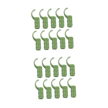 2sets Garden Plant Green Clip Plant Rings for Outdoor Bend Fittings Greenhouse Film Buckle