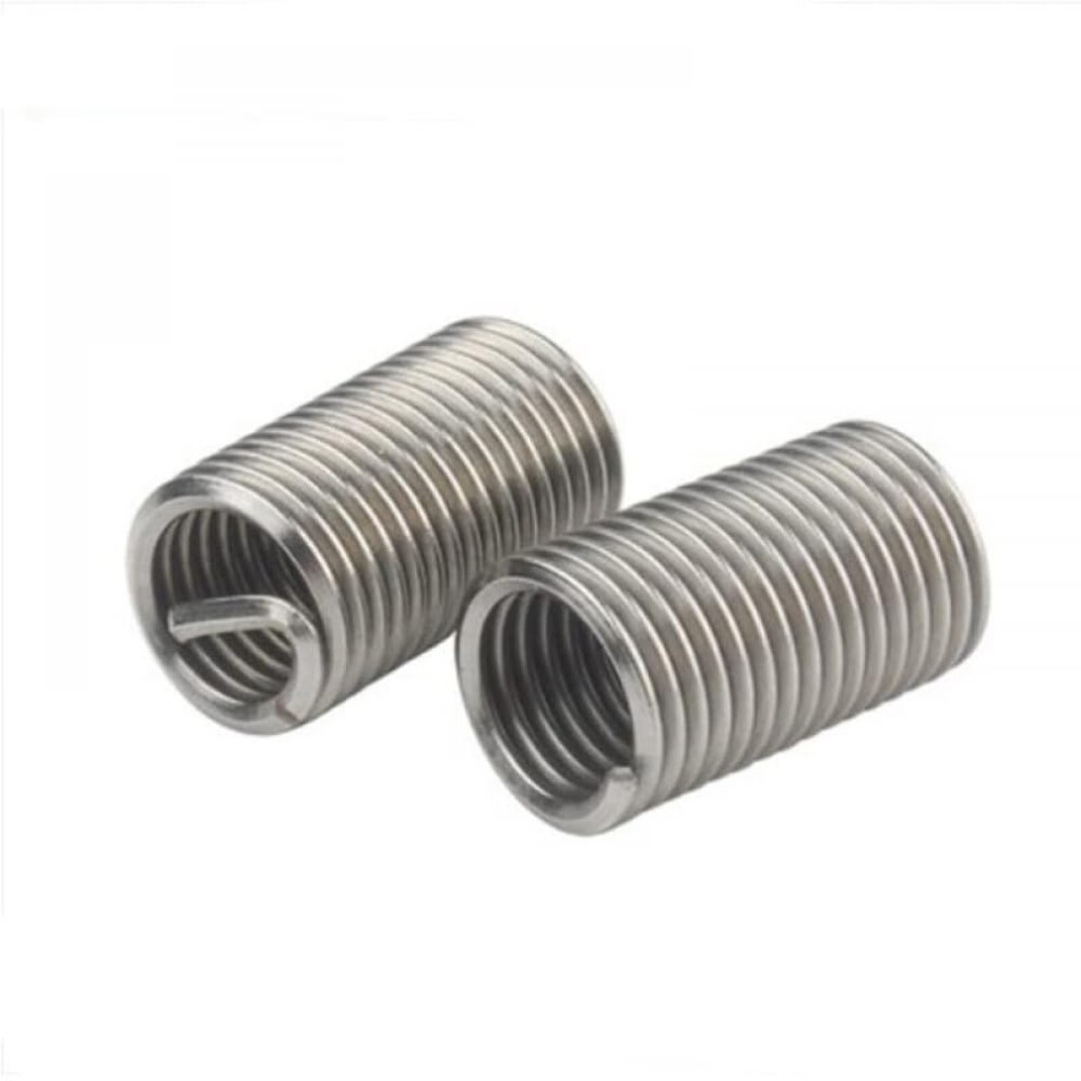 20 Pcs Stainless Steel Wire Thread Insert For Screw Bushing M81.25 2.5D Refï¼Trb 354398659327