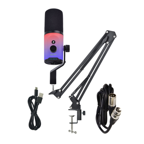 Dynamische XLR/USB-microfoon met dubbele modus