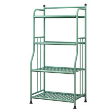 Storage Organizer Rack 4 Tier 5 Tier Flower Pot Organizer Rack, Metal Shelf for Storage
