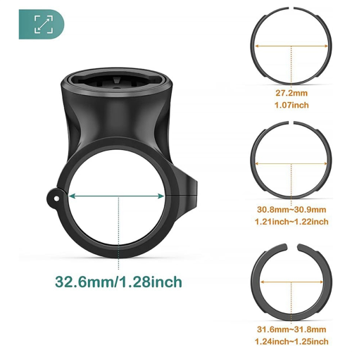 Support de tige de selle quart de tour pour Varia RTL510 RTL515 RVR315 2