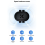 Fietssnelheidssensor ANT+ Bluetooth-sensor 7