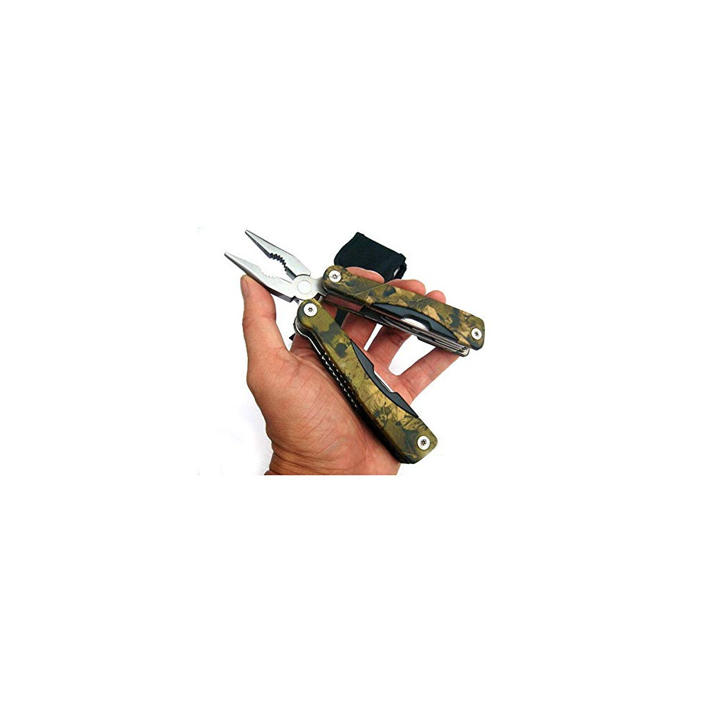 Multi-function Pliers Compact Sport Folding Multitool Pliers with Knife Saw Opener Screwdriver Outdoor Tools