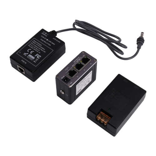 For Mini 24V DC Input POE Injector Splitter Industrial 2