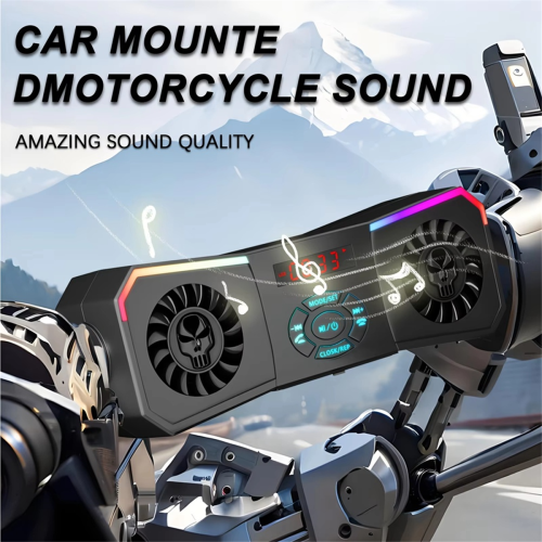 Motorfietsluidsprekers Draadloos stereo-audiosysteem MP3-speler 2