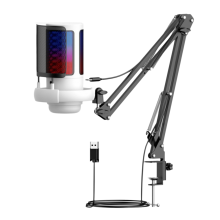 USB Condenser Microphone RGB Esports Game Call Recording Condenser B
