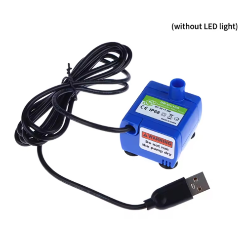 Mini DIY Lågbrusmotorpump 5V DC USB Vattenpumpar Tillbehör 2