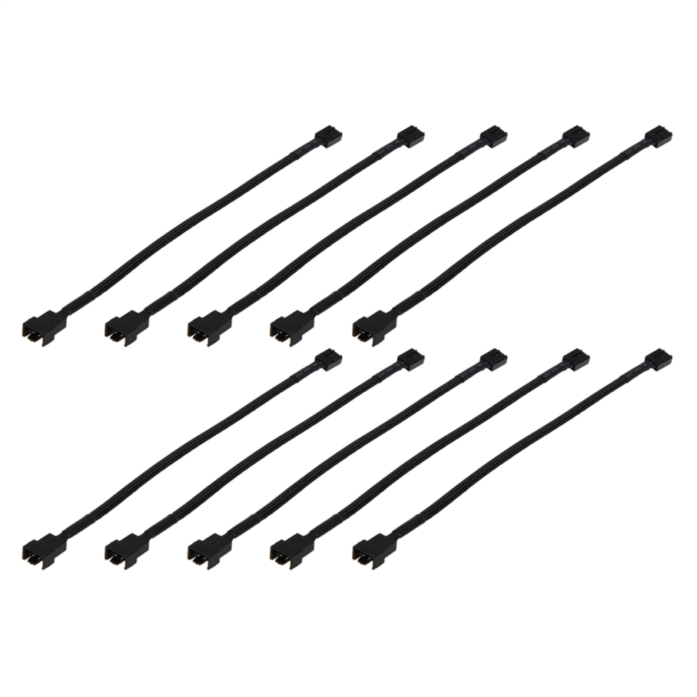 Photos - Cable (video, audio, USB) Markenlos 10PCS 4 Pin PWM Connector Case Fan Extension Power Cable