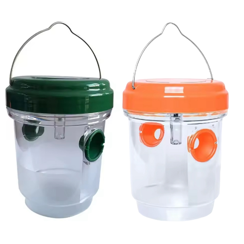Markenlos 2Pc Solar Wasp Traps Hanging Trap Reusable Bee Trap Light/Yellow