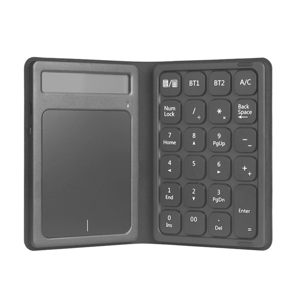 Foldable Bluetooth Numberic Keyboard With Touchpad Portable 3In1 4852852601104