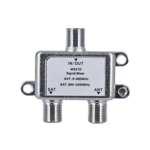 2-weg tv-antenne satellietsplitter antennekabel signaalsplitter
