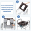 Bedside Commode Cushion Washable 16.5inch X 16.5inch PU Cover B 6