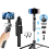 Expandable Phone Tripod Stand Selfie Stick with Fill Light 2