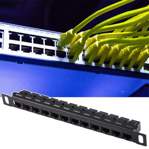 12 Port Patch Panel, Network Wire Organizer Rack 2