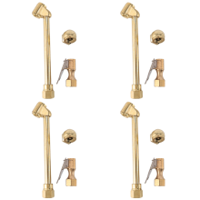Set de 3 mandrine pneumatice din alamă pentru sarcini mari, mandrină pneumatică din alamă de 1/4 inch