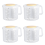 Plastic Ounce Measuring Cups and Mixing Pitcher for Baking with Guard 1