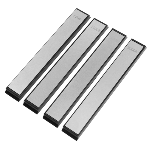 Pierre à aiguiser diamantée pour couteaux, affûteuse d'angle, 4 pièces 1
