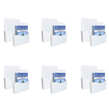 2-pakning magnetisk arkivholder/papirholder for planleggere