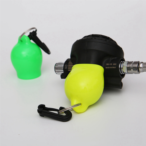 2PCS Scuba Dive Mouthpiece Dustproof Cover Regulator Holder with Clip 1