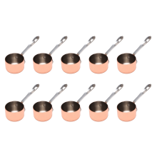Molheiras Copo de Cobre para Molho Copo de Leite Pote de Cobre Especial 3,8cm