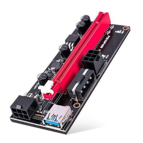 Κάρτα προσαρμογέα PCI-E Pcie Riser 009 Express 1X σε 16X Extender PCI E 2