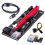 Κάρτα προσαρμογέα PCI-E Pcie Riser 009 Express 1X σε 16X Extender PCI E 7