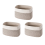 Cotton Rope Storage Baskets Bin Storage with Handles, C 1