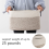 Cotton Rope Storage Baskets Bin Storage with Handles, C 5