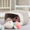 Cotton Rope Storage Baskets Bin Storage with Handles, C 3