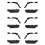 4 Pieces Efront Headlights and Bumper Brackets Set 1