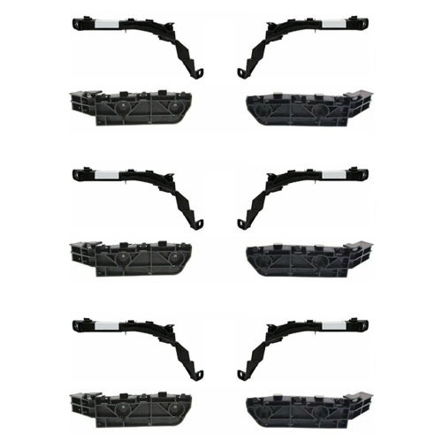 4 Pieces Efront Headlights and Bumper Brackets Set