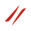 Pacote com 50 palhetas de plástico para flechas Arrows Vanes de 4 polegadas (vermelho) 3