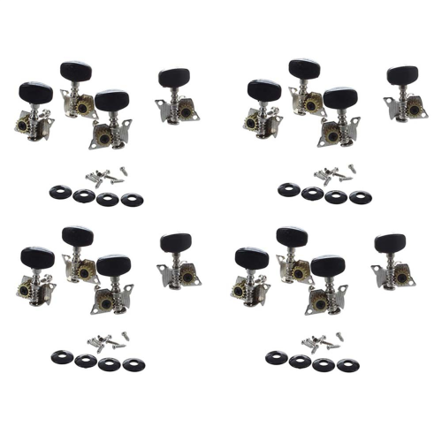 4 stk. stemmeskruer for ukulelegitar, 2R, 2L