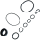 Reparasjonssett for servopumpe for 1,8L venstrerattede biler 2