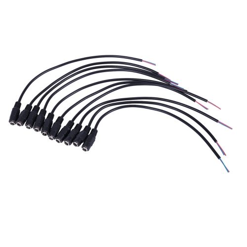 10 bucăți cablu priză rețea 12V CC 5,5x2,1mm 15cm 2