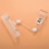 6.5 inch Height Transparent Plastic Sign Card Display Holder 6
