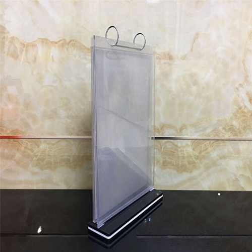 A4 Flip Table Meny Stativ Flersidig Bordkortholder Ramme 1