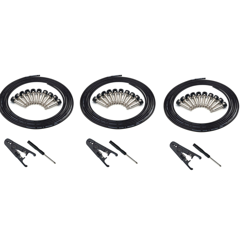 Loddefrie kontakter Gitarkabel DIY gitarpedal patchkabelsett