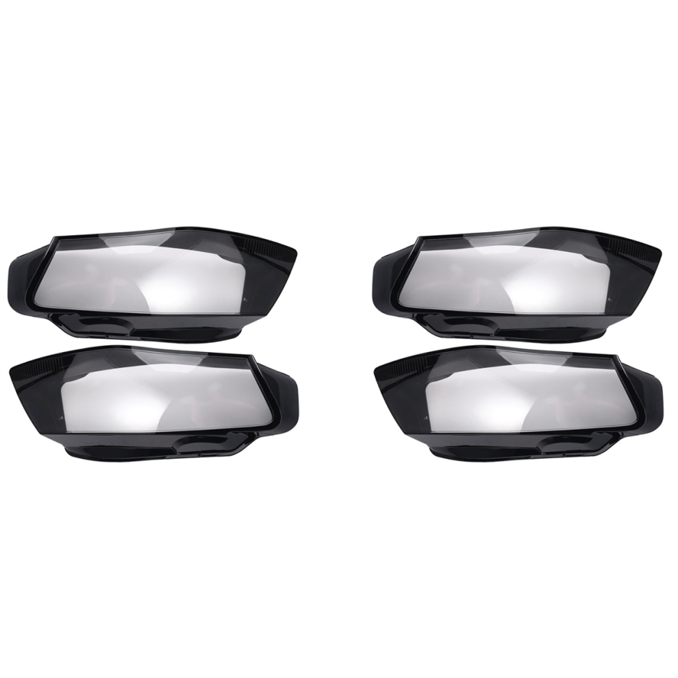 1Pair Front Car Headlight Cover For A4 B8 2008-2012 4852852614715